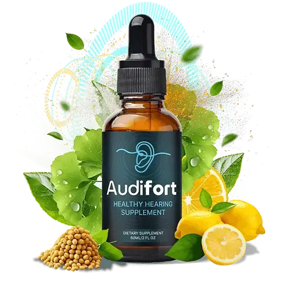 Audifort Liquid Supplement Bottle